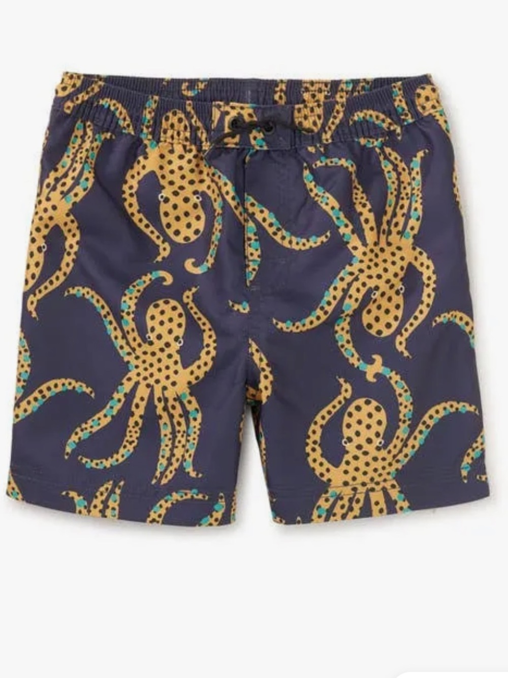 🐙🌊 Tea Collection Jaguar Spotted Octopus Swim Shorts | Size 4T | NIP